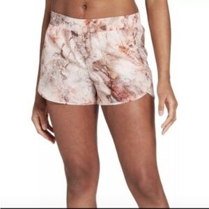 Calia Pink and Brown Marble Print Women's Shorts